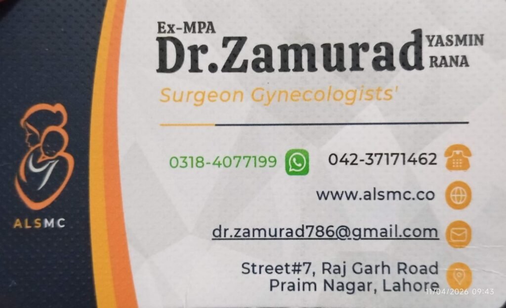 dr. zamurad card - front